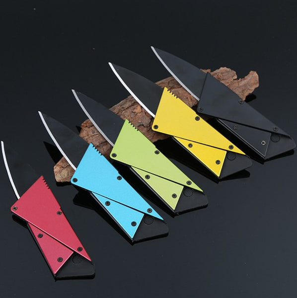Portable Wallet Folding Metal Knife